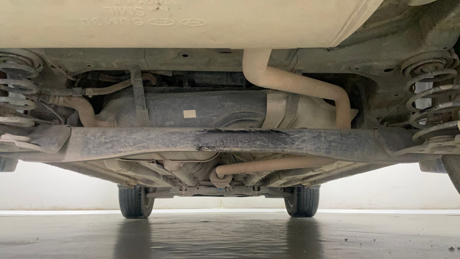 Used 2023 Hyundai Creta SX 1.5 Petrol Petrol Manual extra REAR UNDERBODY VIEW (TAKEN FROM REAR)