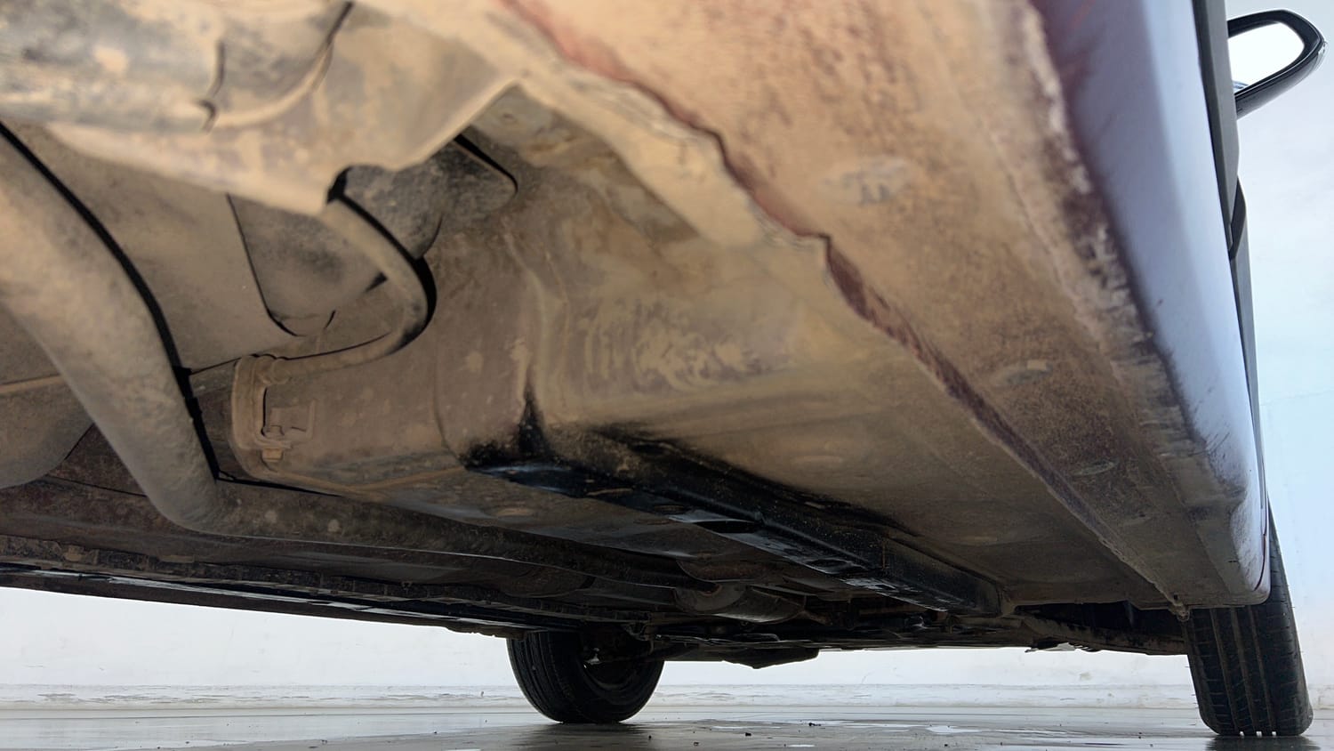 Used 2015 Hyundai Grand i10 Sportz 1.2 Kappa VTVT Petrol Manual extra REAR RIGHT UNDERBODY VIEW