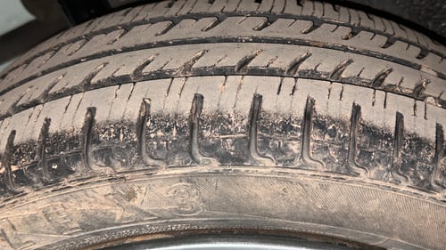 Used 2017 Maruti Suzuki Wagon R VXI Petrol Manual tyres RIGHT REAR TYRE TREAD VIEW