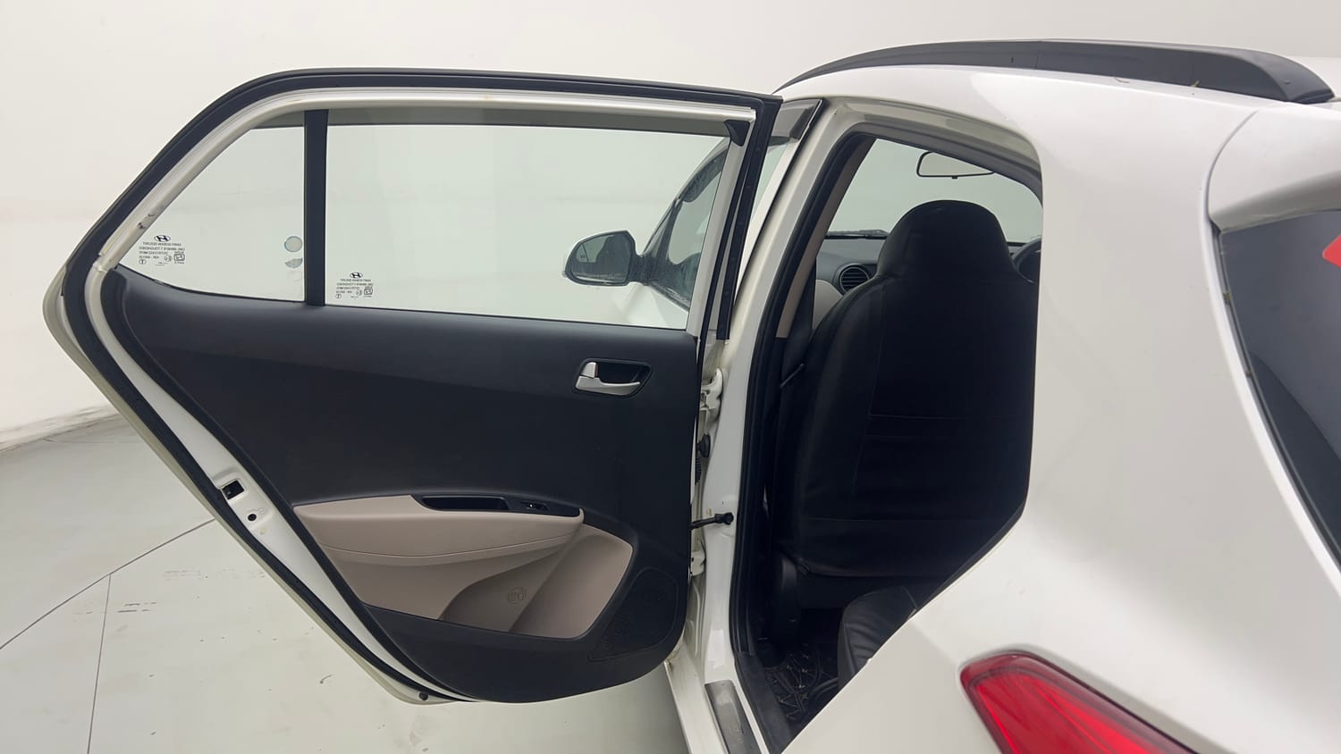 Used 2016 Hyundai Grand i10 Sportz 1.2 Kappa VTVT Petrol Manual interior LEFT REAR DOOR OPEN VIEW