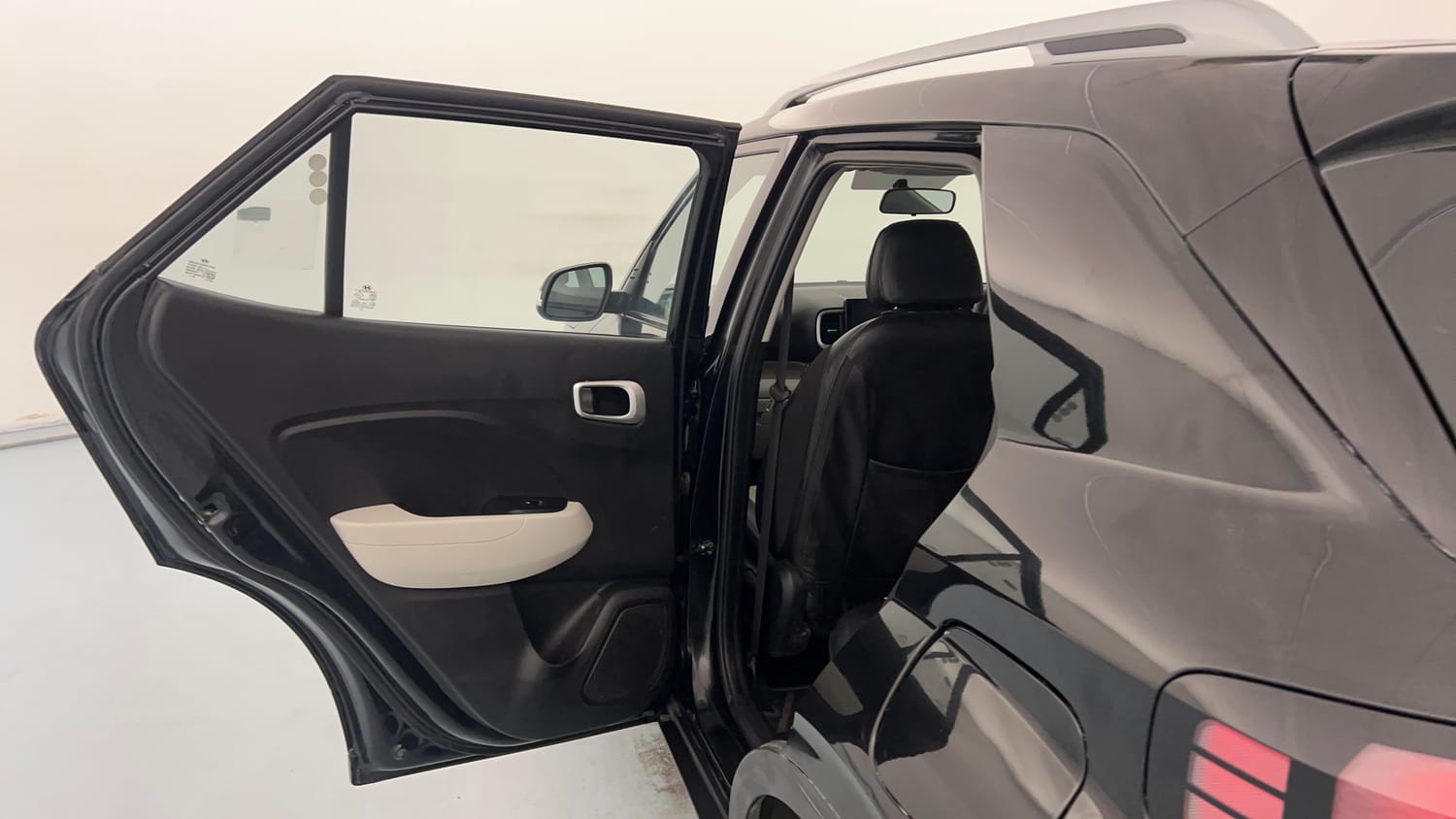 Used 2023 Hyundai Venue S (O) 1.2 Petrol Petrol Manual interior LEFT REAR DOOR OPEN VIEW