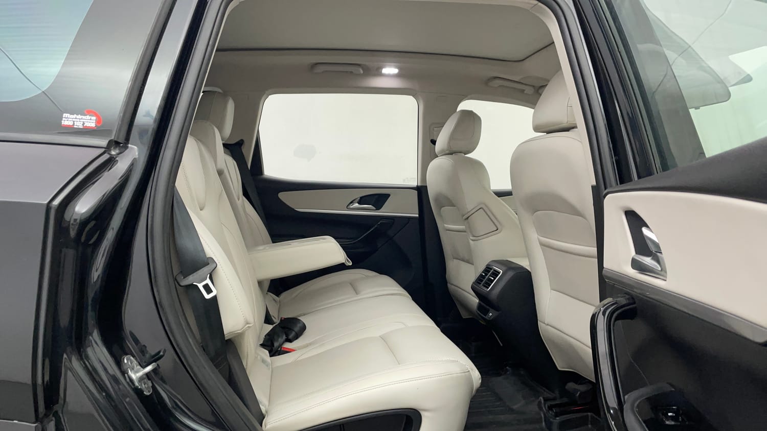Used 2024 Mahindra XUV700 AX7 Luxury Pack Diesel MT 7 STR Diesel Manual interior RIGHT SIDE REAR DOOR CABIN VIEW