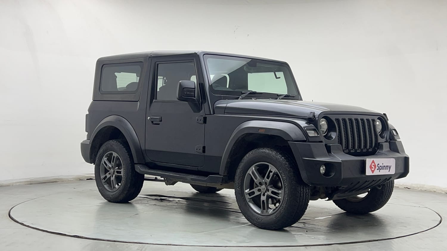 Used 2023 mahindra Thar LX Hard Top Petrol AT 4WD Petrol Automatic exterior RIGHT FRONT CORNER VIEW