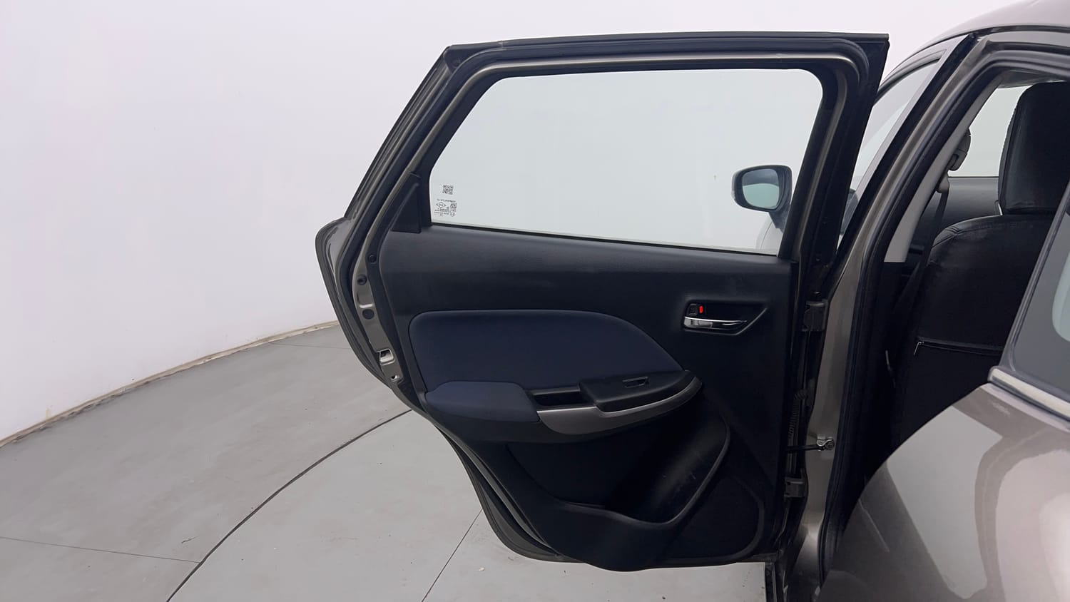 Used 2021 Maruti Suzuki Baleno Zeta Petrol Manual interior LEFT REAR DOOR OPEN VIEW