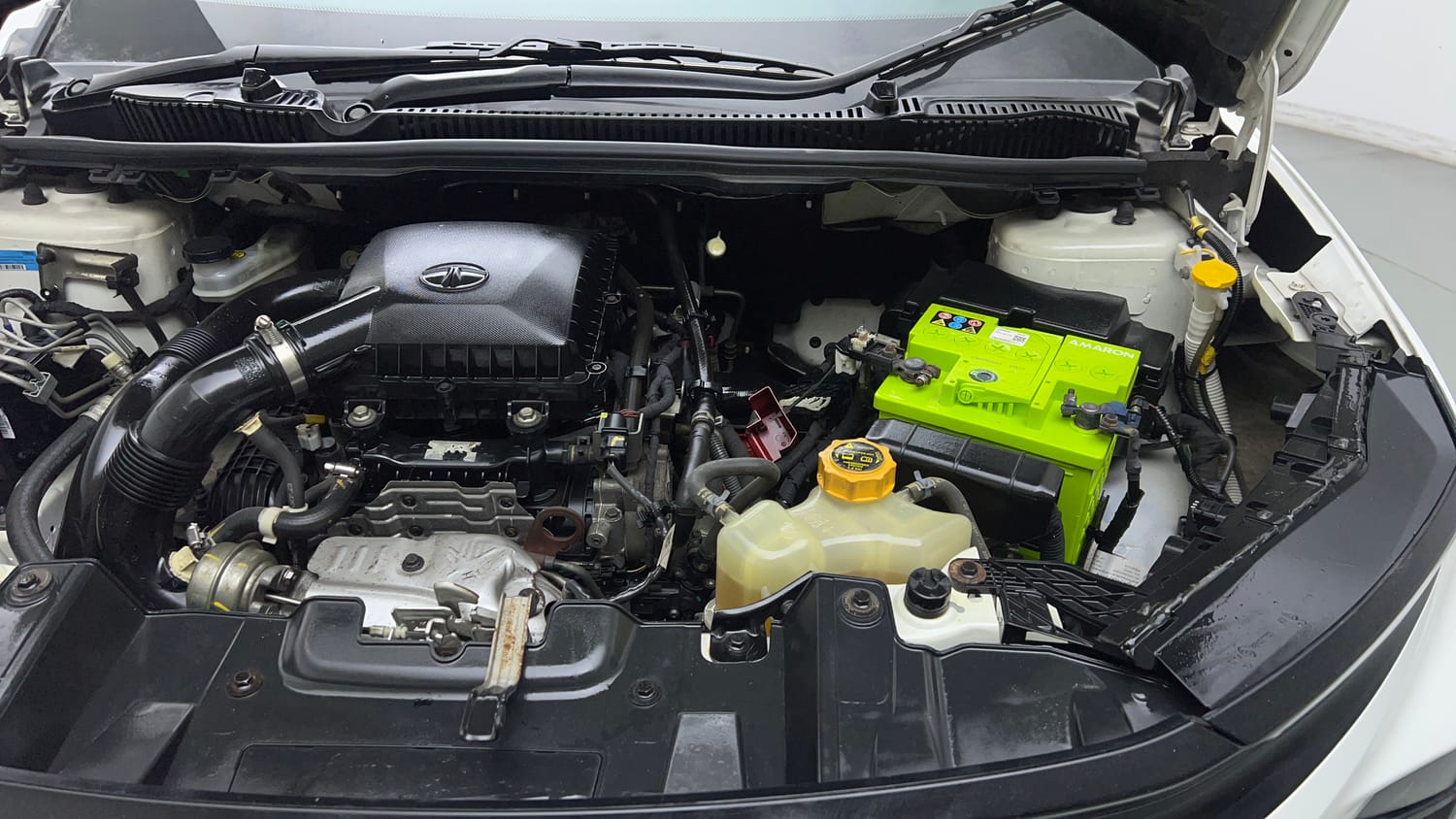 Used 2023 Tata Nexon Creative Plus 1.2 Revotron Petrol 6MT Petrol Manual engine ENGINE LEFT SIDE VIEW
