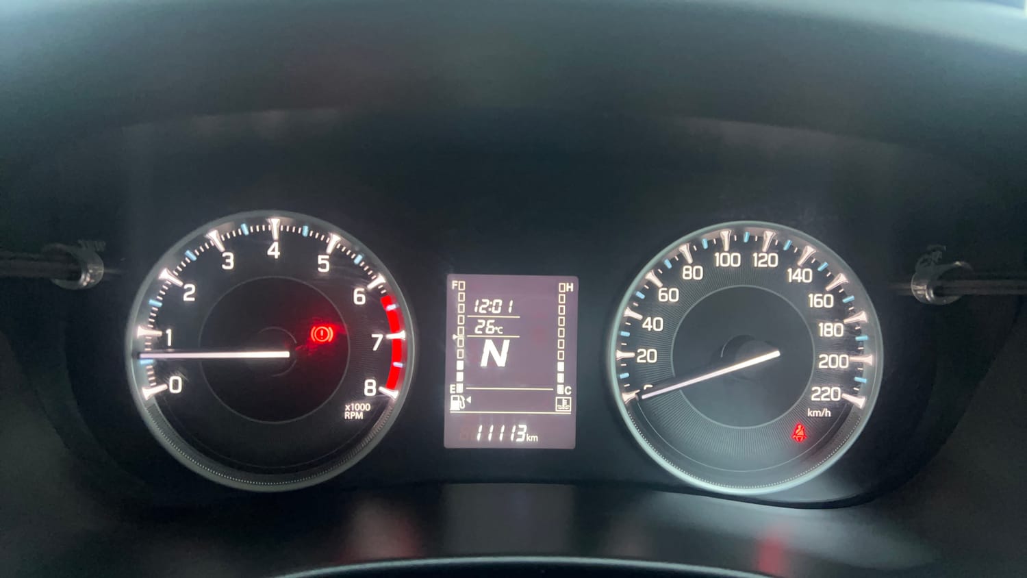 Used 2023 Maruti Suzuki Fronx Delta Plus 1.2L AGS Petrol Automatic interior CLUSTERMETER VIEW