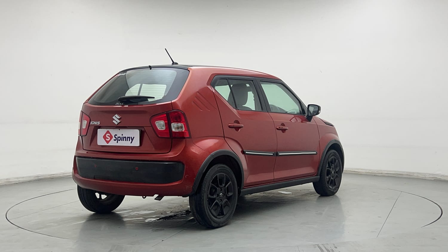 Used 2017 Maruti Suzuki Ignis Zeta 1.2 AMT Petrol Automatic exterior RIGHT REAR CORNER VIEW