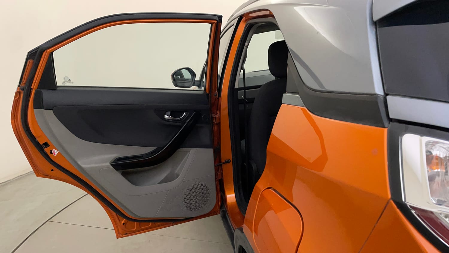 Used 2019 Tata Nexon XZA Plus Diesel Diesel Automatic interior LEFT REAR DOOR OPEN VIEW