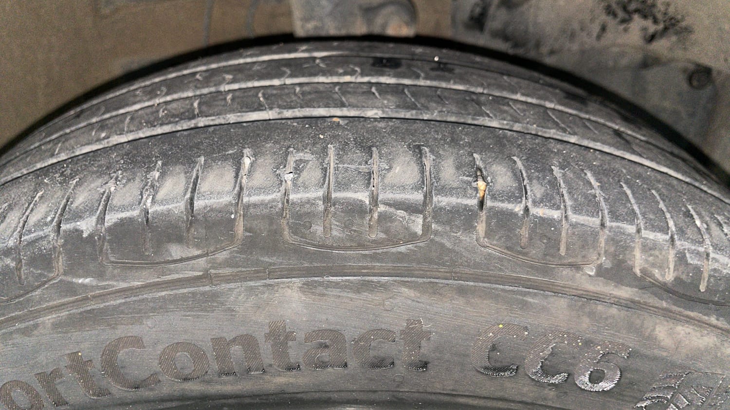 Used 2024 Honda City V Petrol MT Petrol Manual tyres RIGHT FRONT TYRE TREAD VIEW