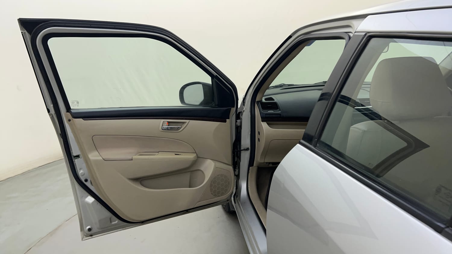 Used 2012 Maruti Suzuki Swift Dzire VXI Petrol Manual interior LEFT FRONT DOOR OPEN VIEW