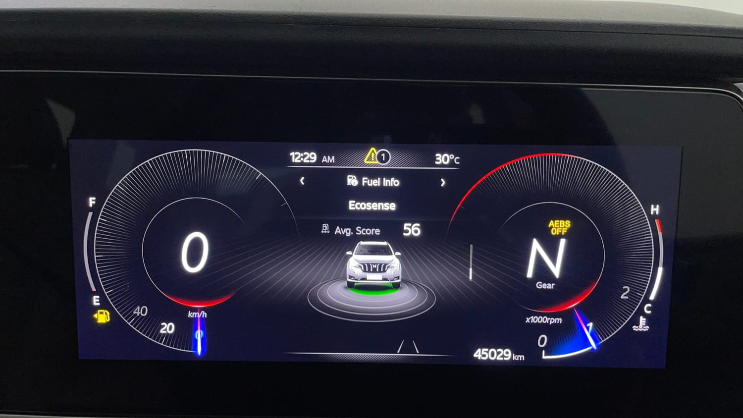 Used 2024 Mahindra XUV700 AX7 Luxury Pack Diesel MT 7 STR Diesel Manual interior CLUSTERMETER VIEW