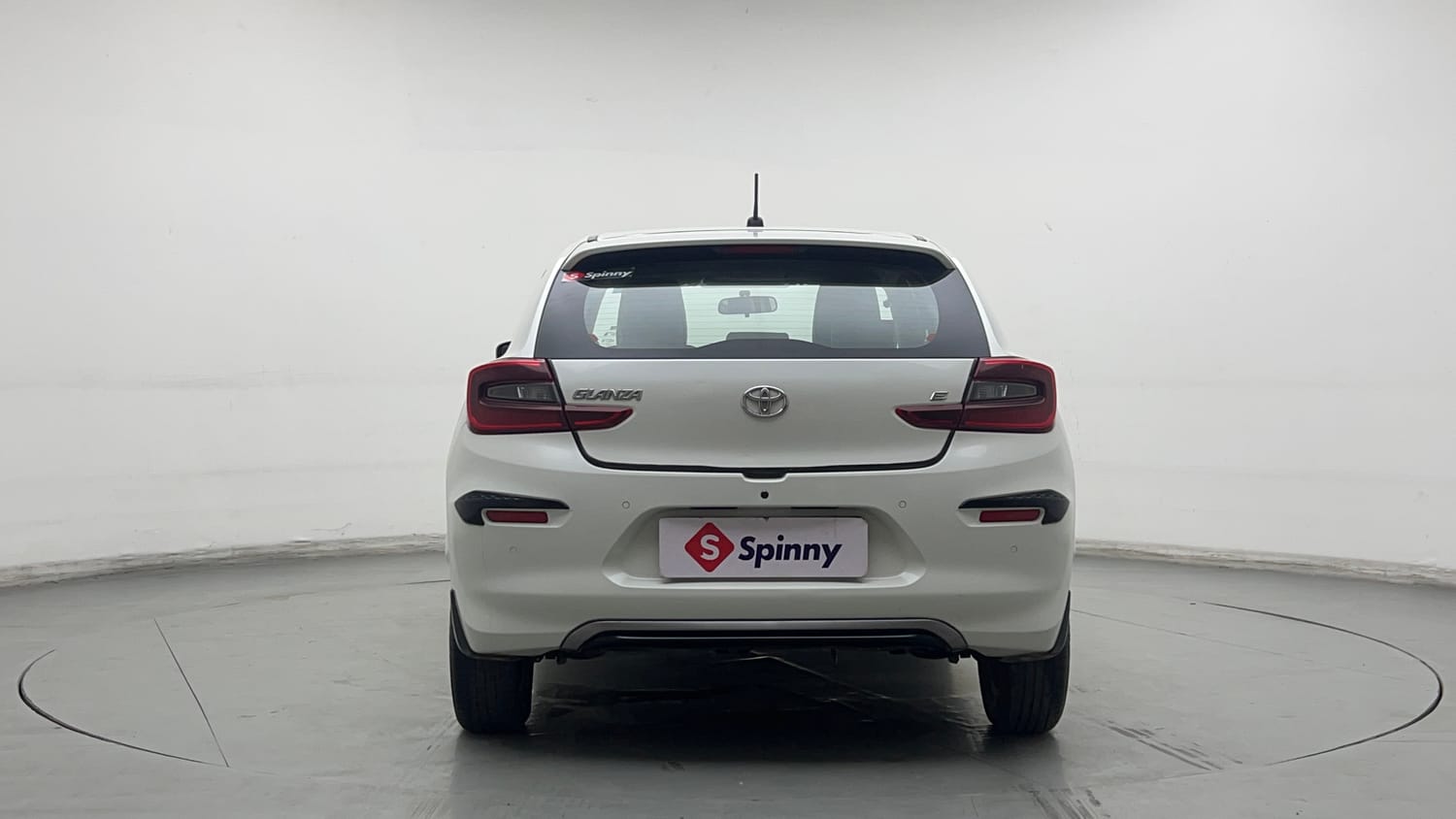 Used 2023 Toyota Glanza E Petrol Manual exterior BACK VIEW