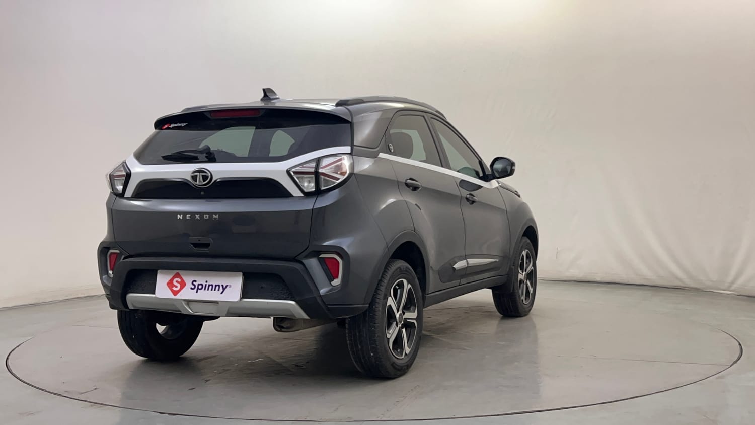 Used 2023 Tata Nexon XZ Plus Petrol Manual exterior RIGHT REAR CORNER VIEW