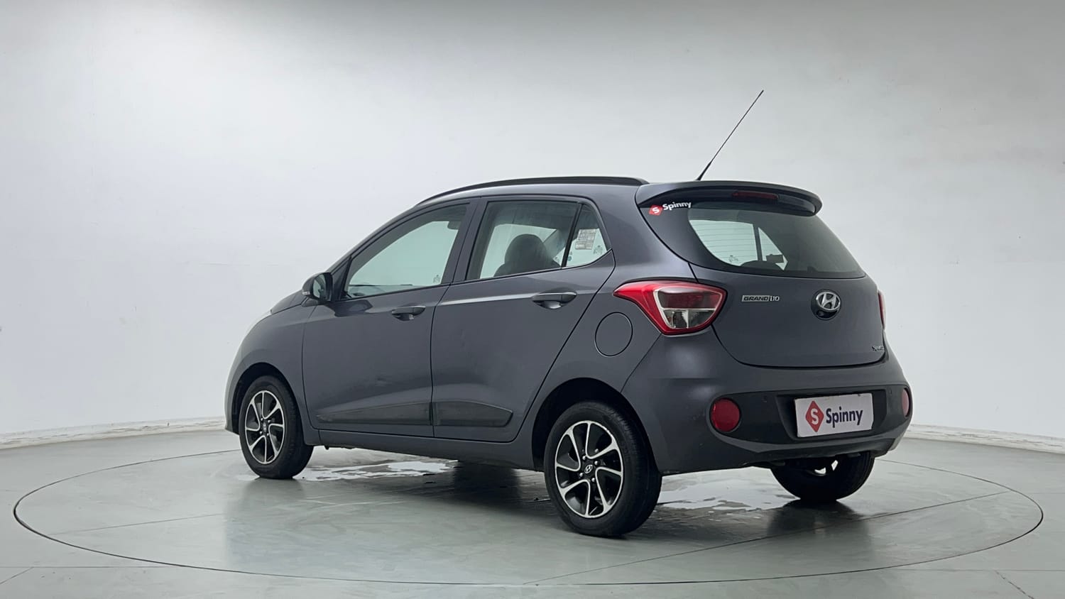Used 2018 Hyundai Grand i10 Sportz AT 1.2 Kappa VTVT Petrol Automatic exterior LEFT REAR CORNER VIEW
