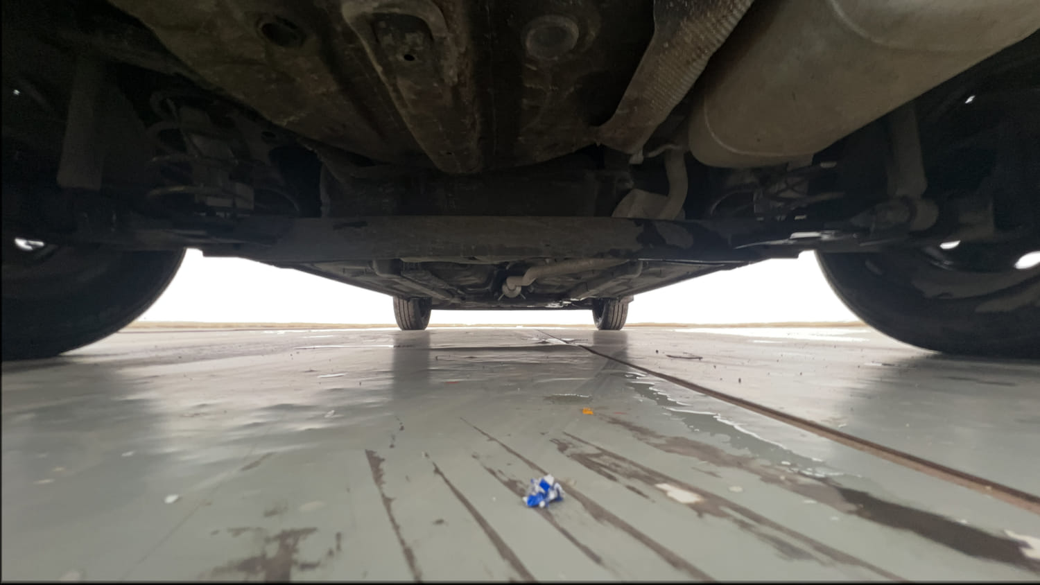 Used 2022 Hyundai Santro Sportz Petrol Manual extra REAR UNDERBODY VIEW (TAKEN FROM REAR)
