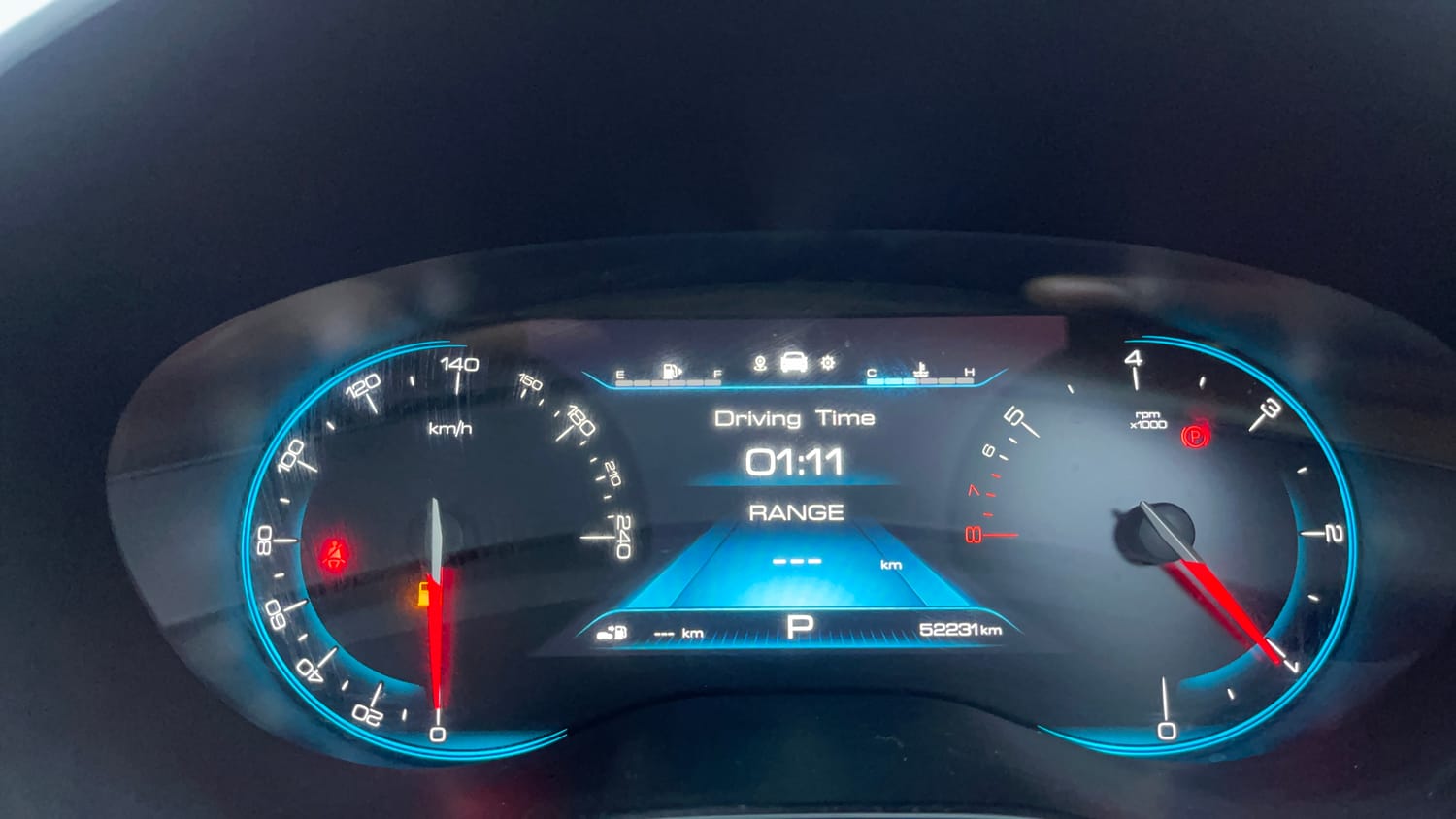 Used 2020 MG Motors Hector Sharp 1.5 DCT Petrol Petrol Automatic interior CLUSTERMETER VIEW