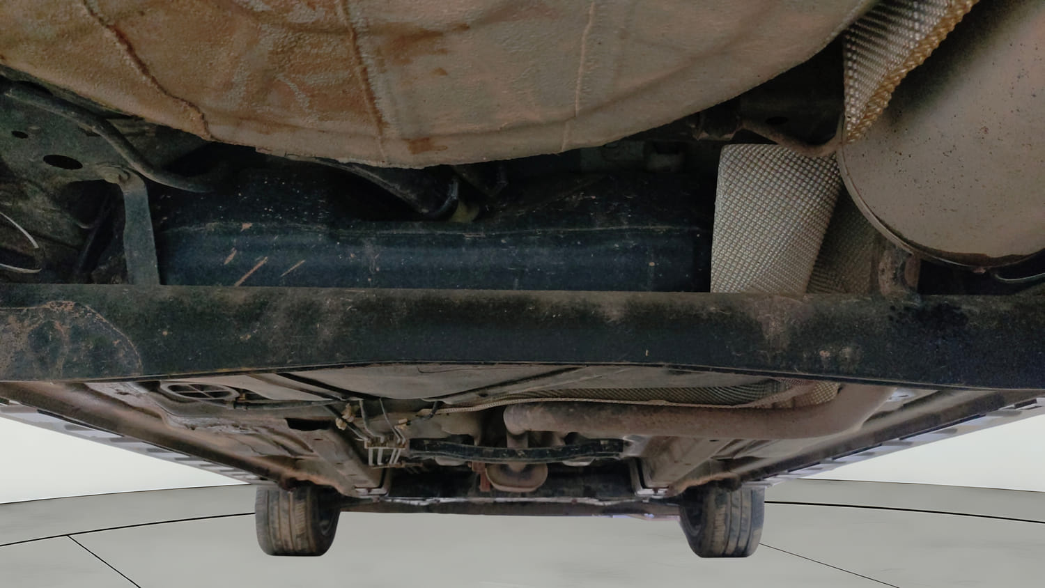 Used 2018 Ford Freestyle Titanium 1.2 Ti-VCT Petrol Manual extra REAR UNDERBODY VIEW (TAKEN FROM REAR)