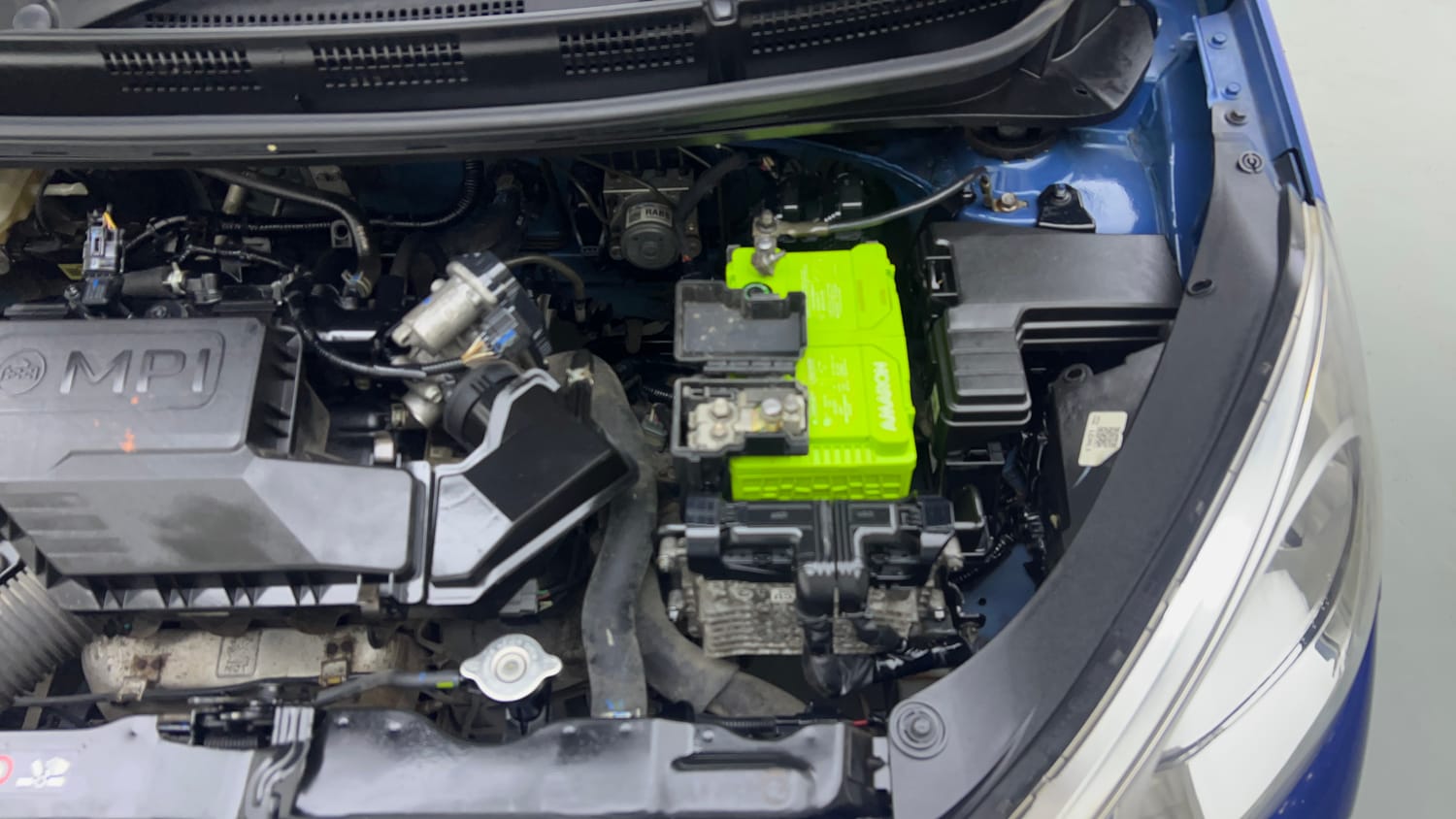 Used 2020 Hyundai Santro Sportz AMT Petrol Automatic engine ENGINE LEFT SIDE VIEW