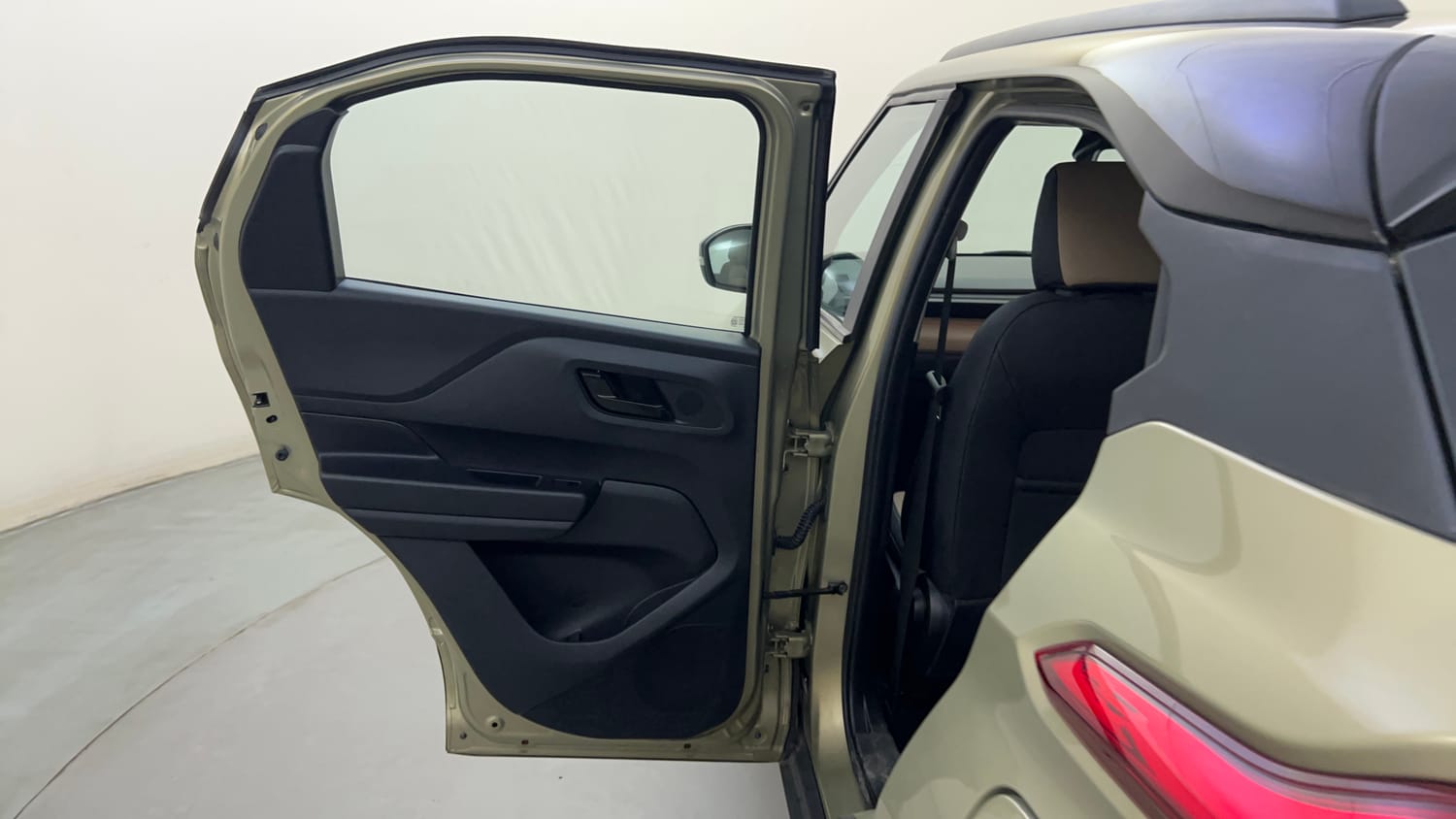 Used 2022 Tata Punch Kaziranga Creative AMT Petrol Automatic interior LEFT REAR DOOR OPEN VIEW