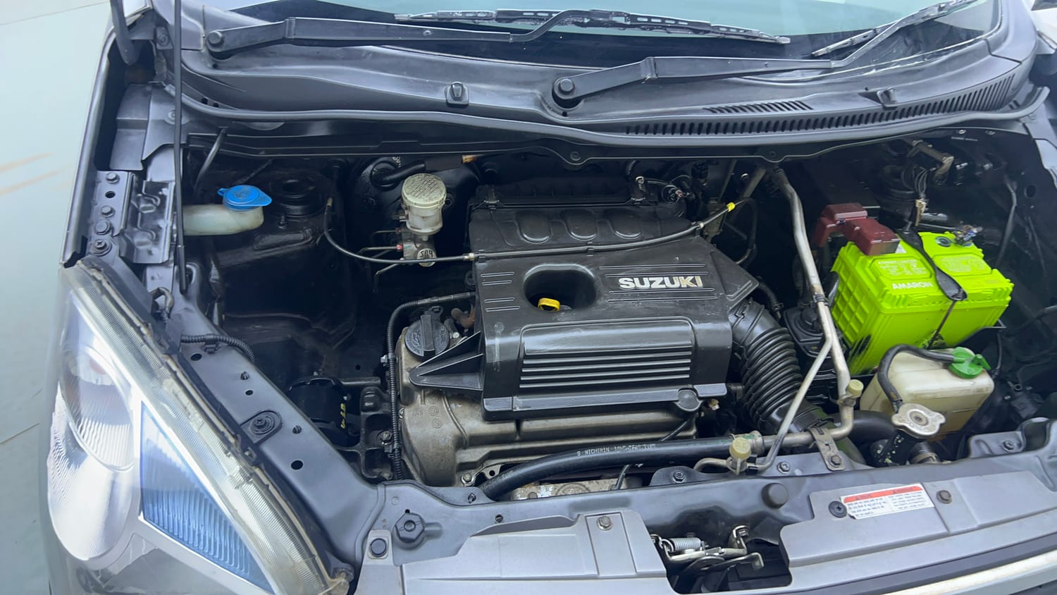 Used 2014 Maruti Suzuki Wagon R LXI Petrol Manual engine ENGINE RIGHT SIDE VIEW