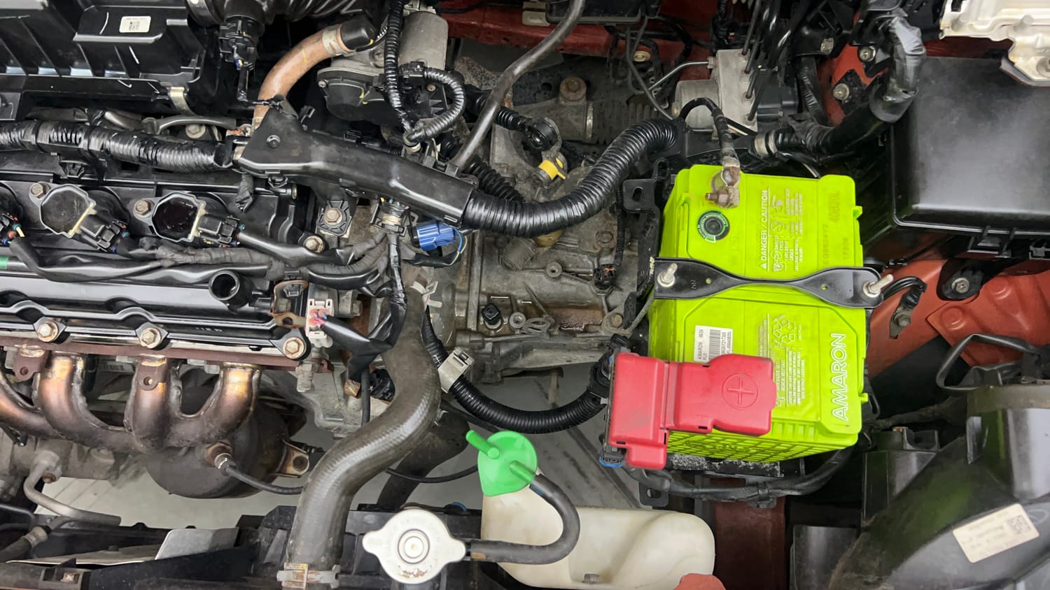Used 2019 Maruti Suzuki Wagon R VXi 1.2 Petrol Manual engine ENGINE LEFT SIDE VIEW
