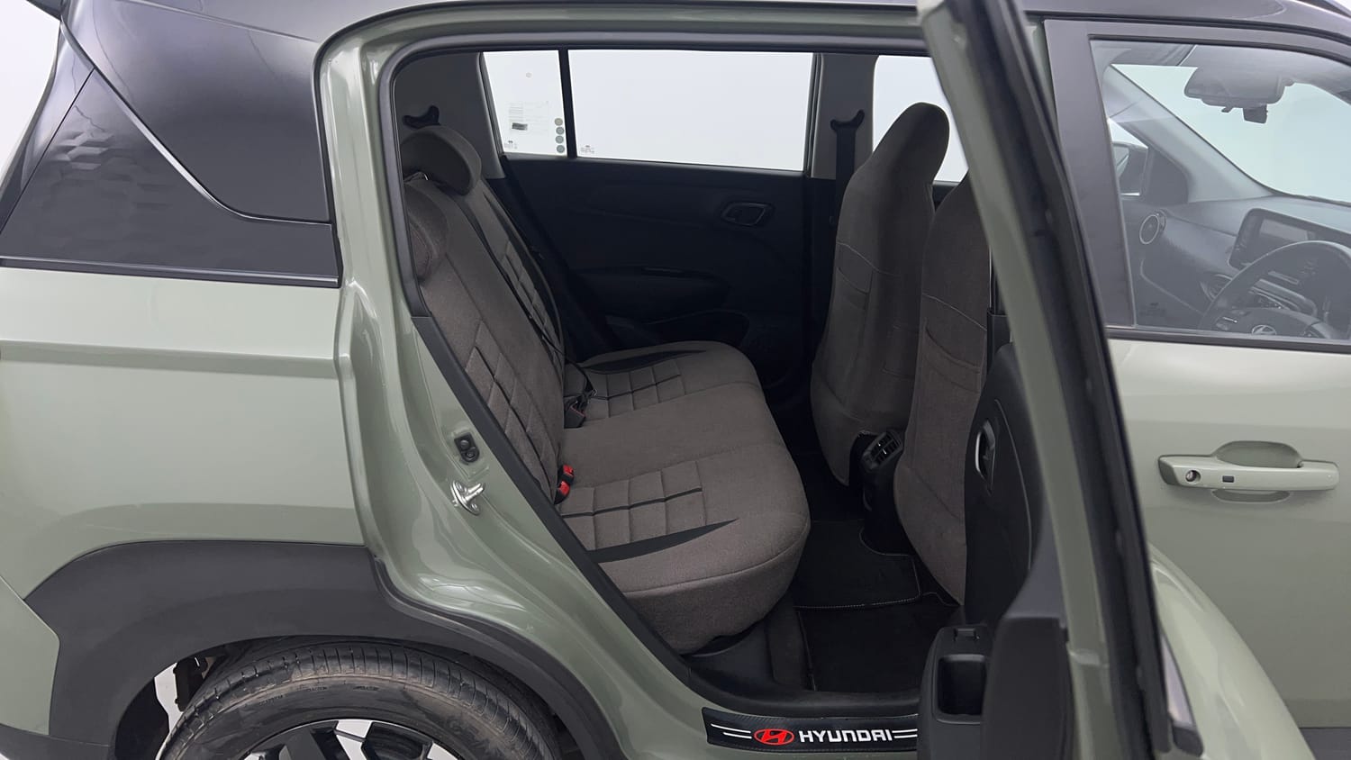 Used 2023 Hyundai Exter SX (O) Connect 1.2 AMT Petrol Automatic interior RIGHT SIDE REAR DOOR CABIN VIEW