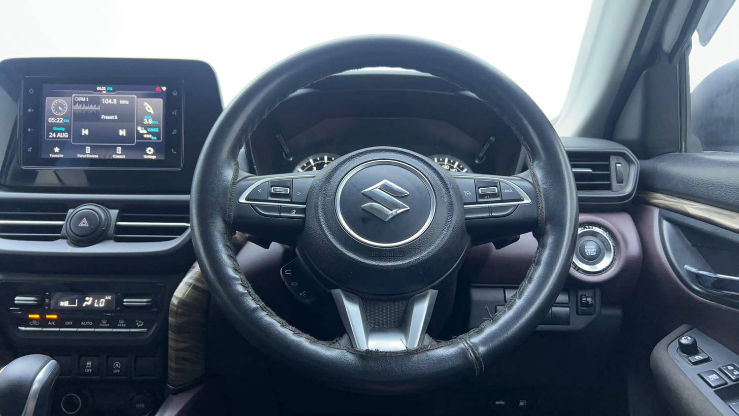 Used 2023 Maruti Suzuki Grand Vitara Delta Smart Hybrid AT Petrol Automatic interior STEERING VIEW