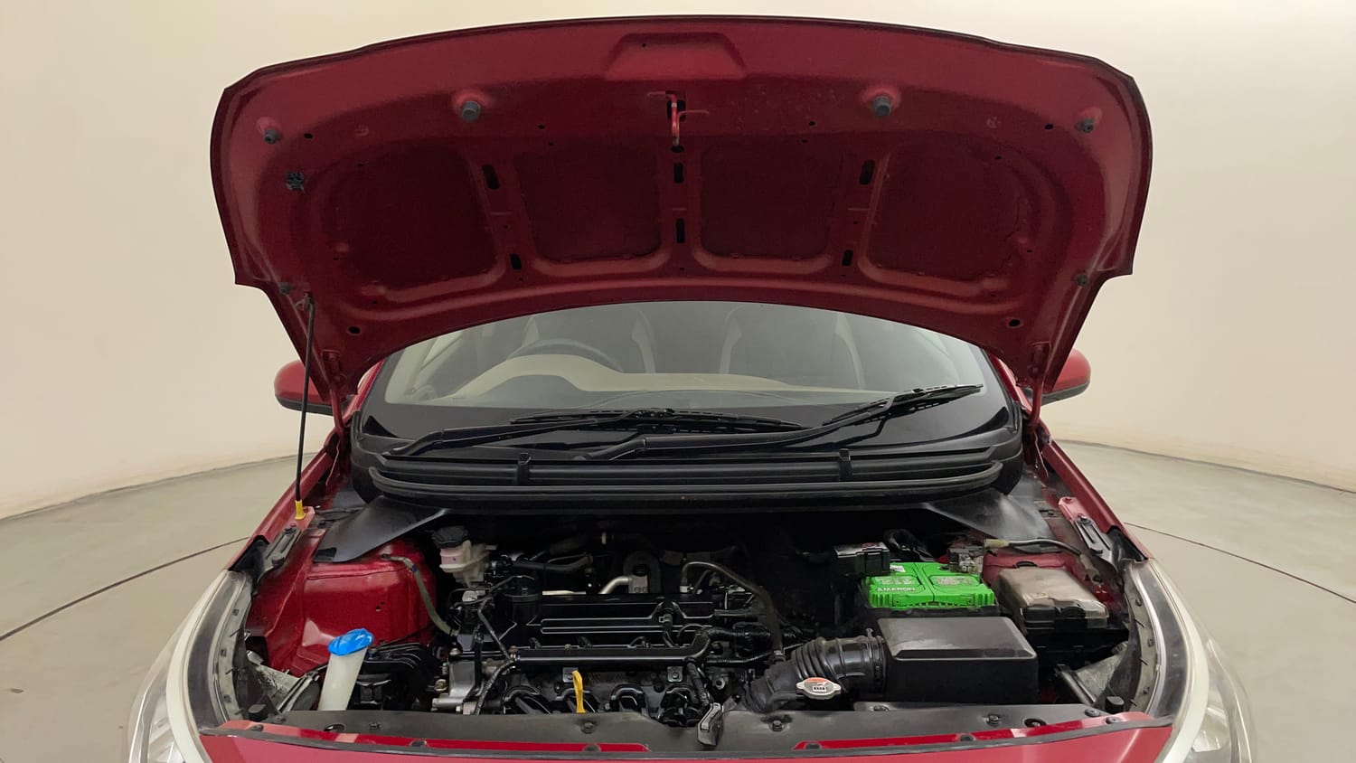 Used 2017 Hyundai Elite i20 Magna 1.2 Petrol Manual engine ENGINE & BONNET OPEN FRONT VIEW