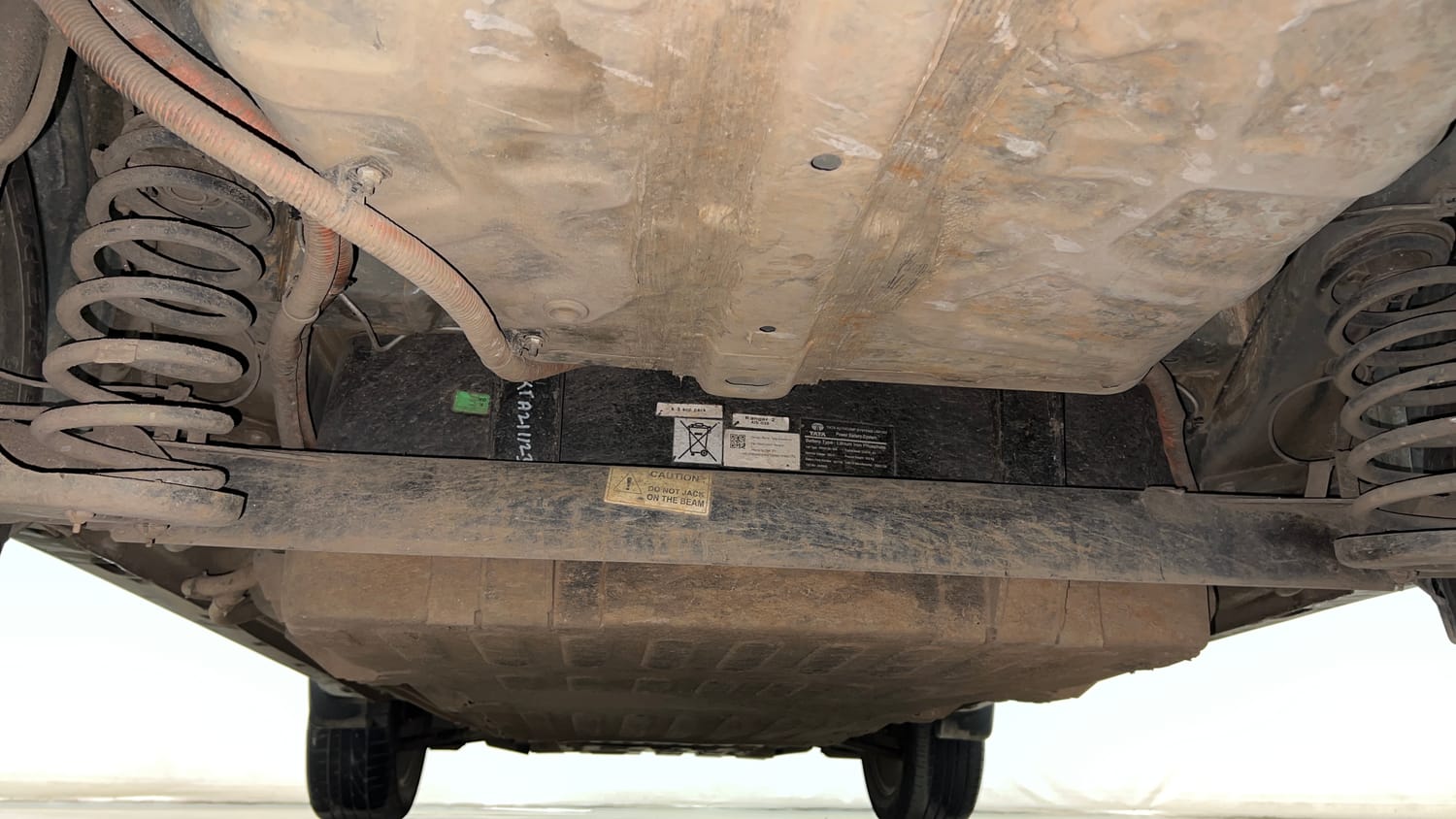 Used 2023 Tata Nexon EV XZ Plus LUX Electric Automatic extra REAR UNDERBODY VIEW (TAKEN FROM REAR)