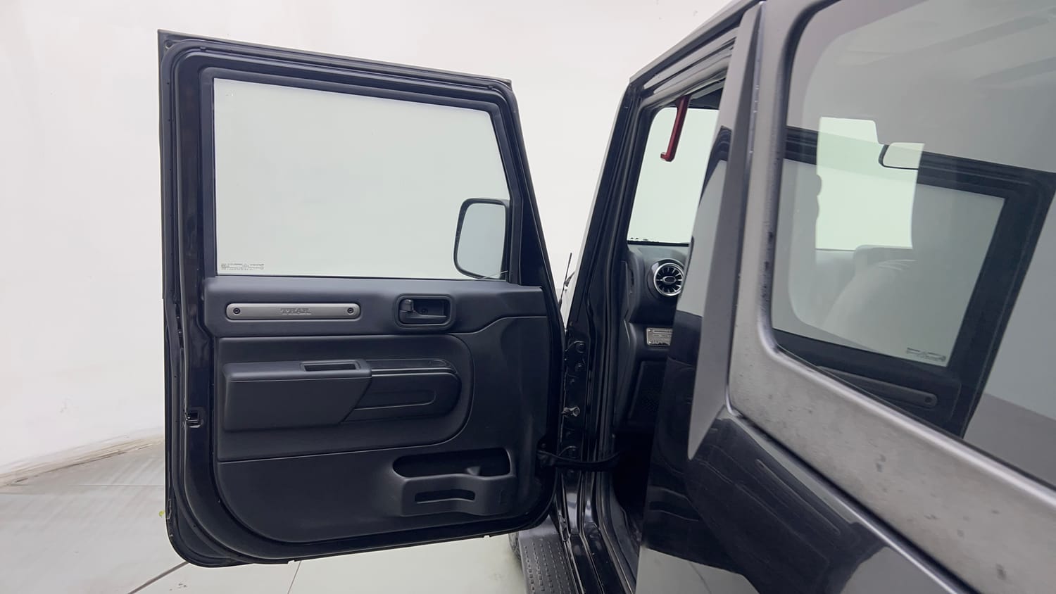 Used 2023 mahindra Thar LX Hard Top Petrol AT 4WD Petrol Automatic interior LEFT FRONT DOOR OPEN VIEW