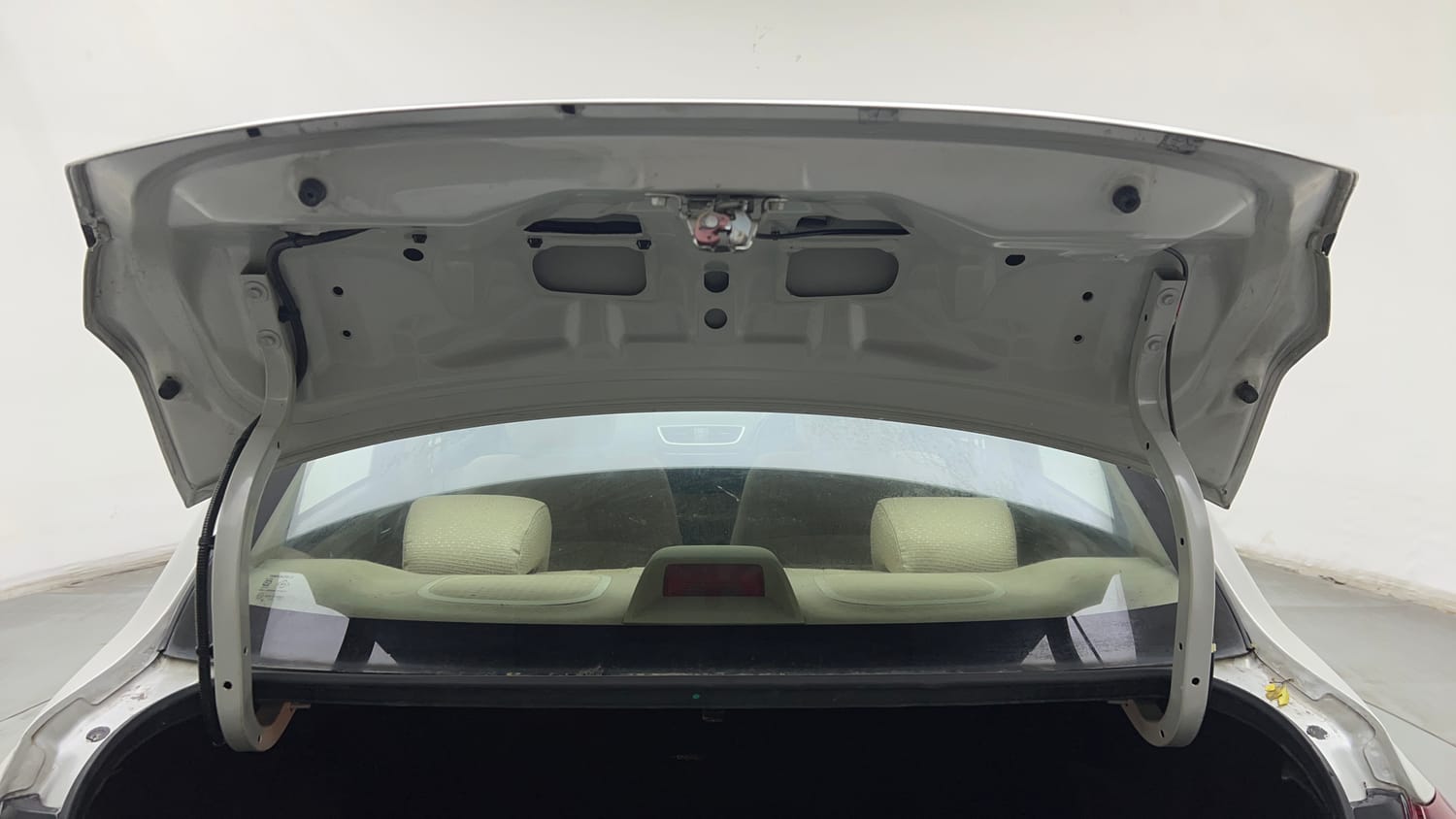 Used 2013 Maruti Suzuki Swift Dzire VXI Petrol Manual interior DICKY DOOR OPEN VIEW