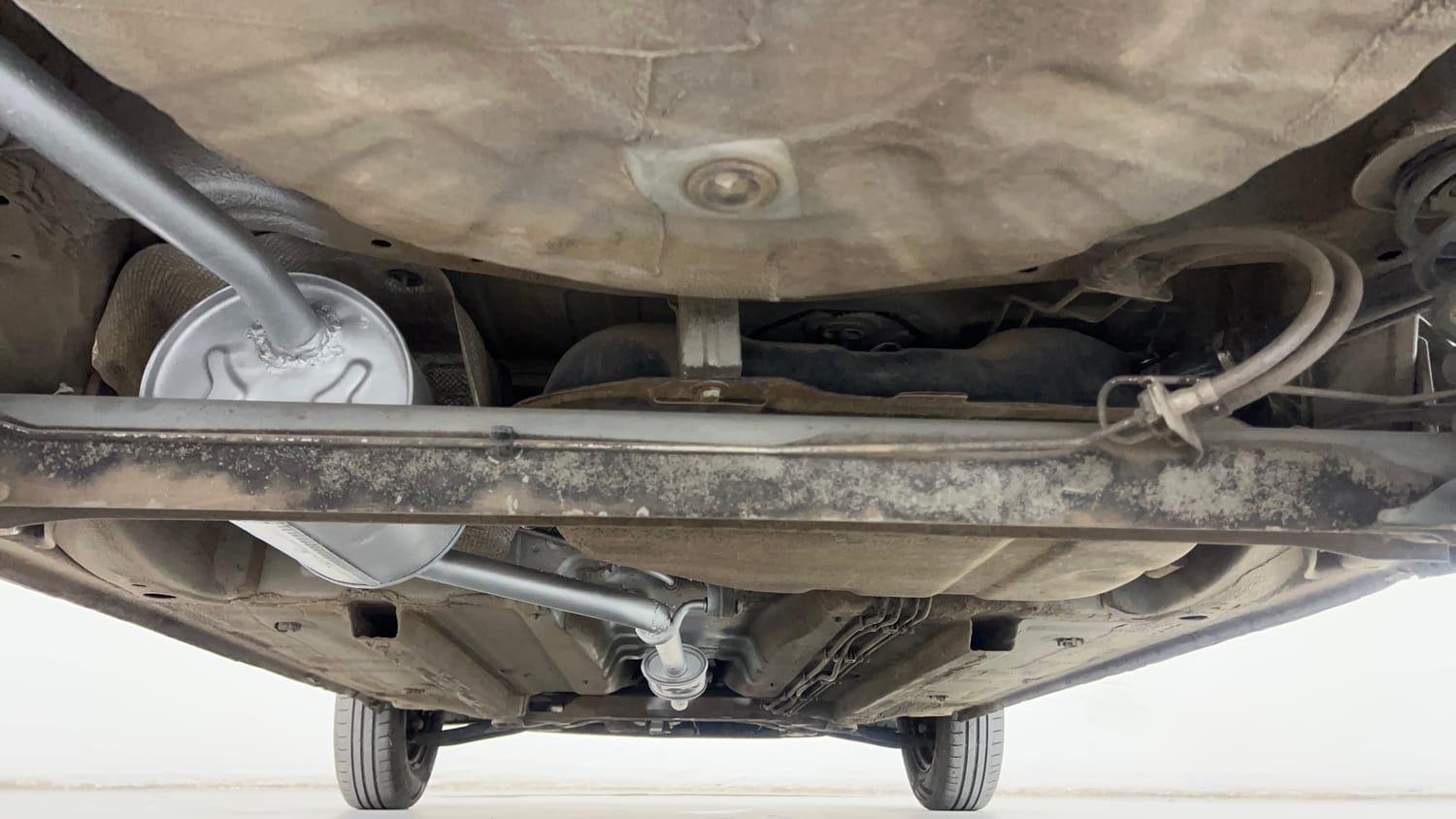 Used 2018 Datsun Redi-GO S Petrol Manual extra REAR UNDERBODY VIEW (TAKEN FROM REAR)