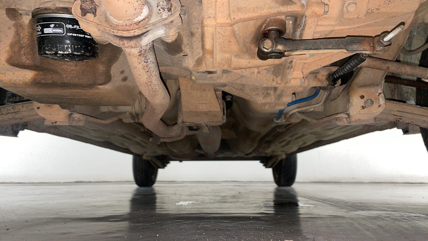 Used 2015 Maruti Suzuki Alto K10 VXi Petrol Manual extra FRONT LEFT UNDERBODY VIEW