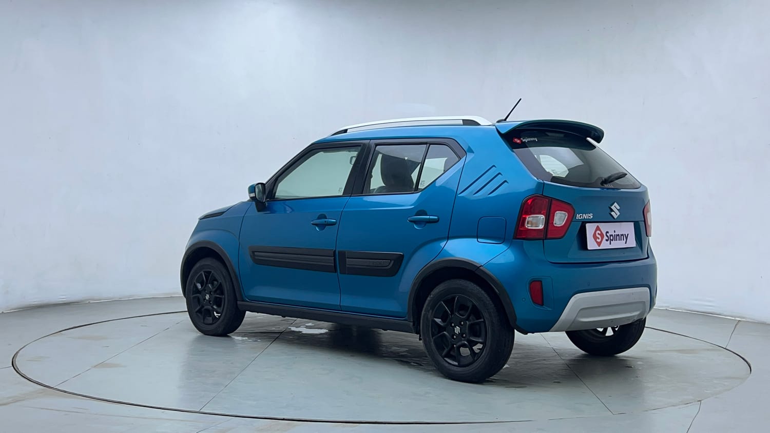 Used 2022 Maruti Suzuki Ignis Alpha 1.2 AMT Petrol Automatic exterior LEFT REAR CORNER VIEW