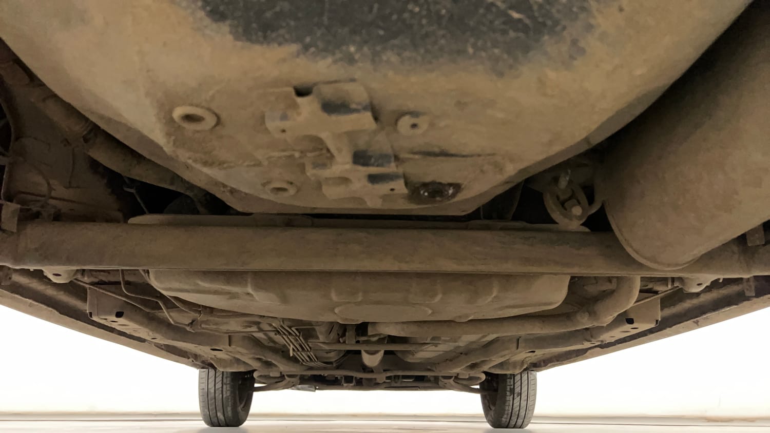 Used 2022 Tata Tiago XZ Plus CNG Cng Manual extra REAR UNDERBODY VIEW (TAKEN FROM REAR)