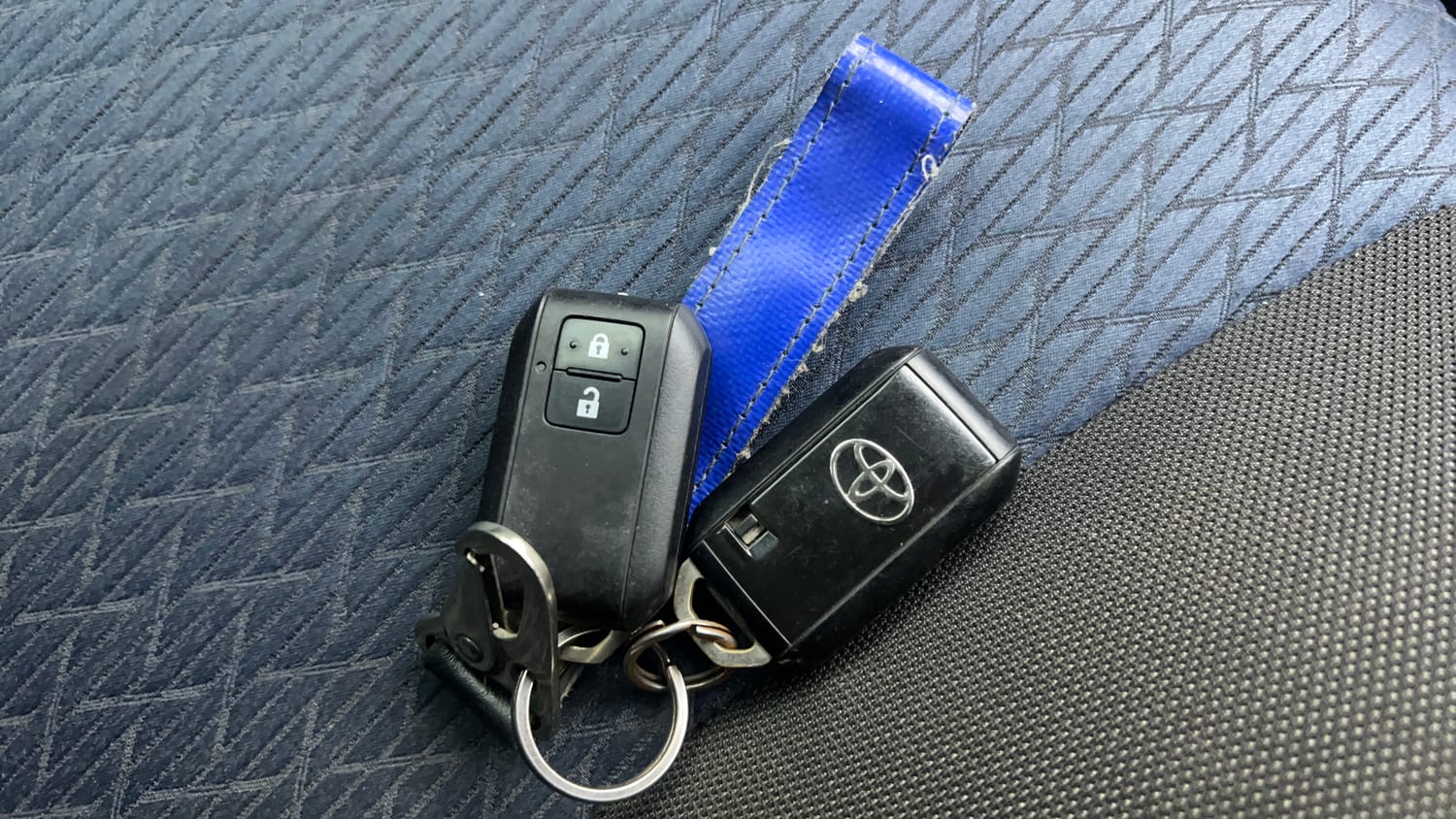 Used 2019 Toyota Glanza V CVT Petrol Automatic extra CAR KEY VIEW