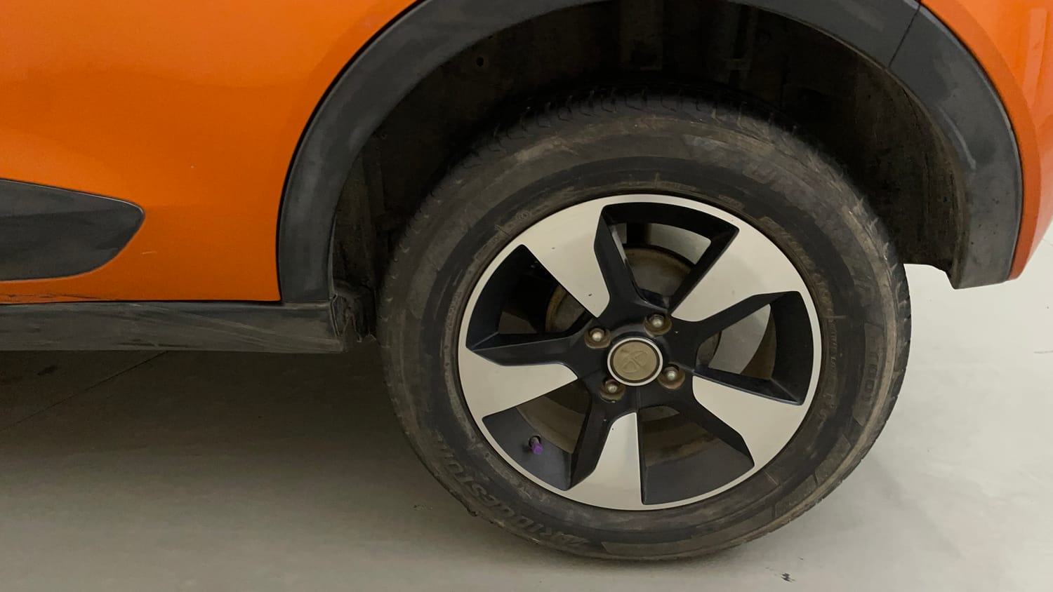 Used 2019 Tata Nexon XZA Plus Diesel Diesel Automatic tyres LEFT REAR TYRE RIM VIEW