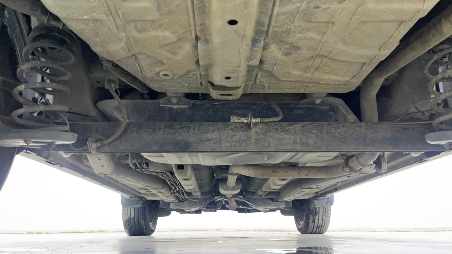 Used 2026 Tata Nexon Creative Plus (PS) 1.5 Diesel 6AMT Dual Tone Diesel Automatic extra REAR UNDERBODY VIEW (TAKEN FROM REAR)