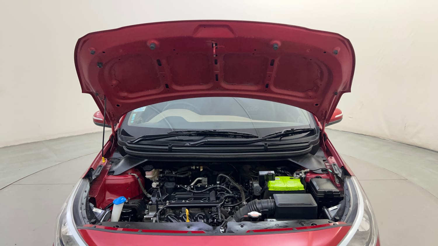 Used 2019 Hyundai Elite i20 Sportz Plus 1.2 Petrol Manual engine ENGINE & BONNET OPEN FRONT VIEW