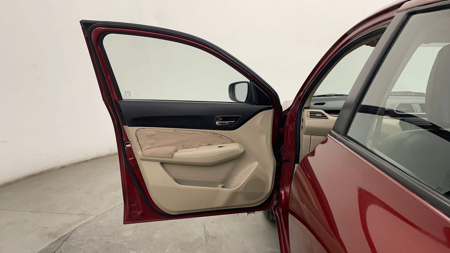 Used 2017 Maruti Suzuki Dzire VXi Petrol Manual interior LEFT FRONT DOOR OPEN VIEW