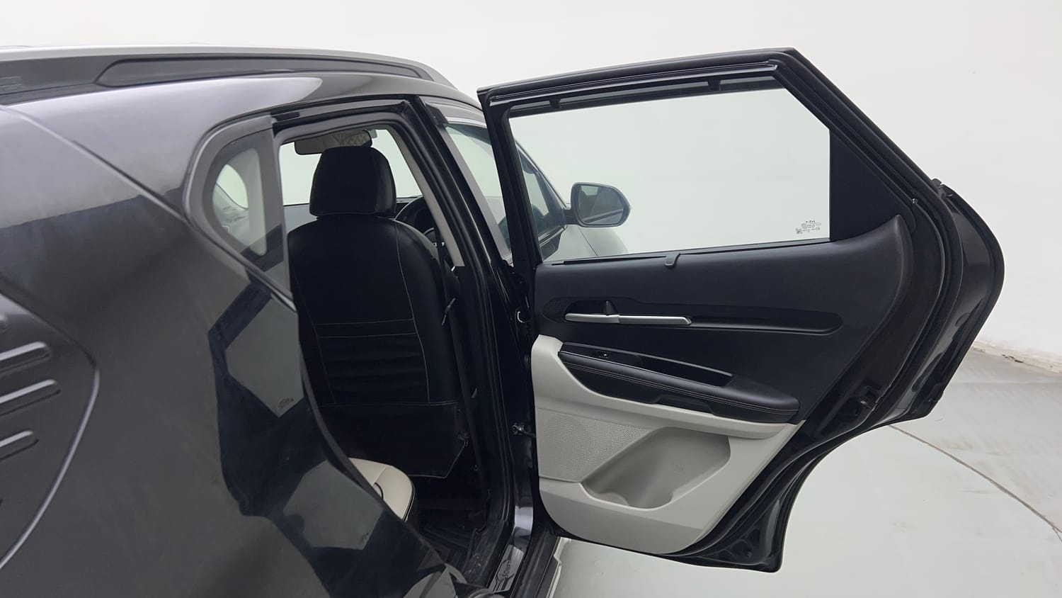 Used 2023 Kia Sonet Aurochs Edition 1.0 Petrol 7DCT Petrol Automatic interior RIGHT REAR DOOR OPEN VIEW