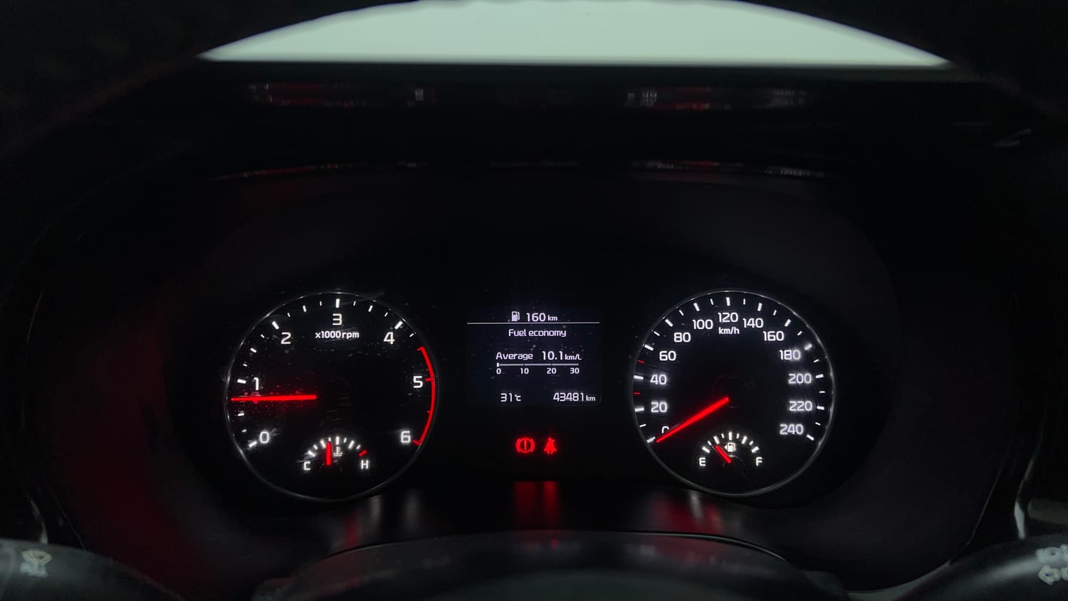 Used 2022 Kia Seltos HTK 1.5 Diesel Diesel Manual interior CLUSTERMETER VIEW