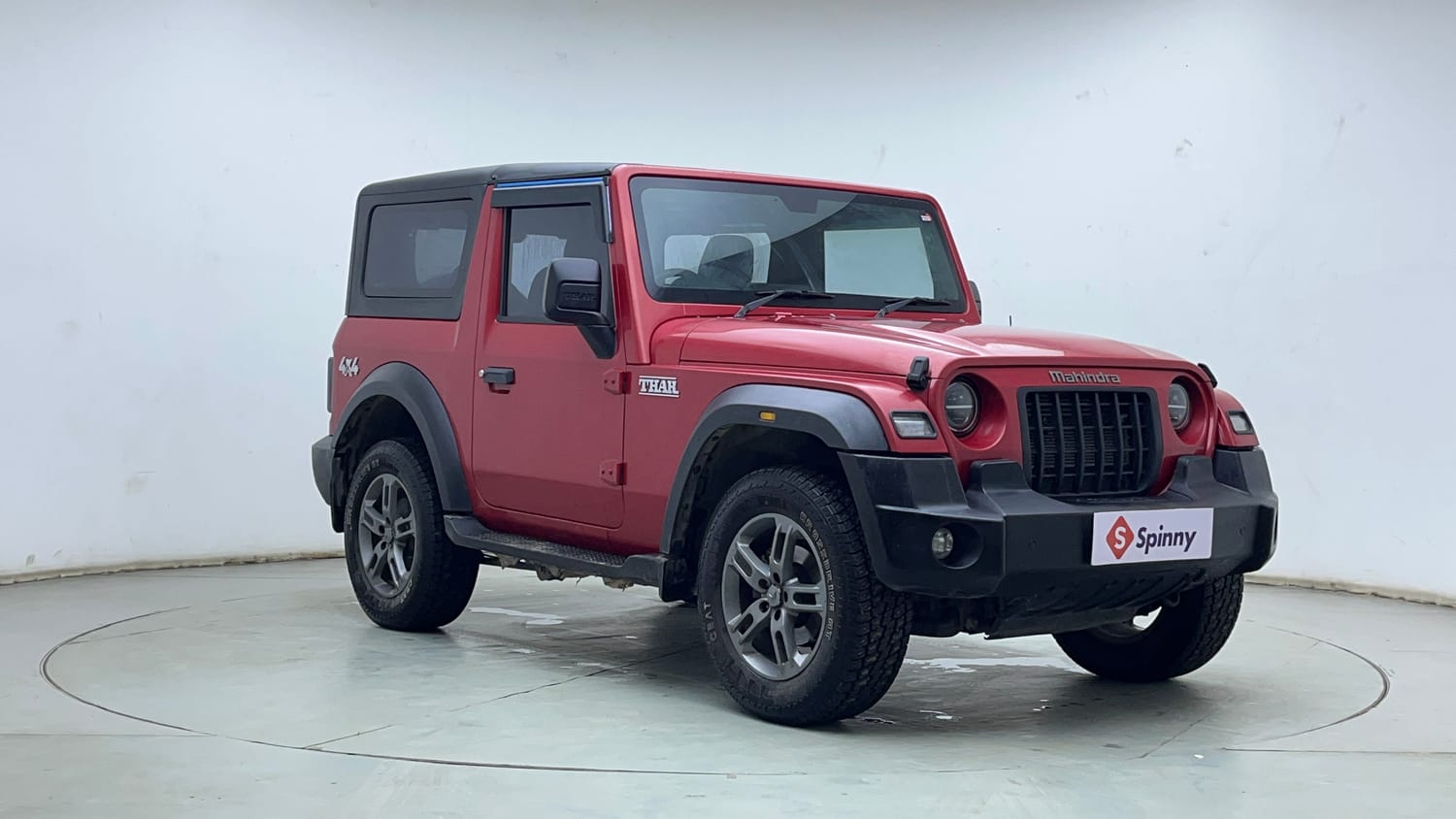 Used 2024 Mahindra Thar LX Hard Top Diesel AT 4WD Diesel Automatic exterior RIGHT FRONT CORNER VIEW