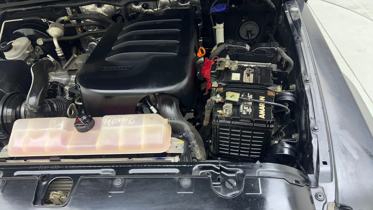 Used 2023 mahindra Thar LX Hard Top Petrol AT 4WD Petrol Automatic engine ENGINE LEFT SIDE VIEW
