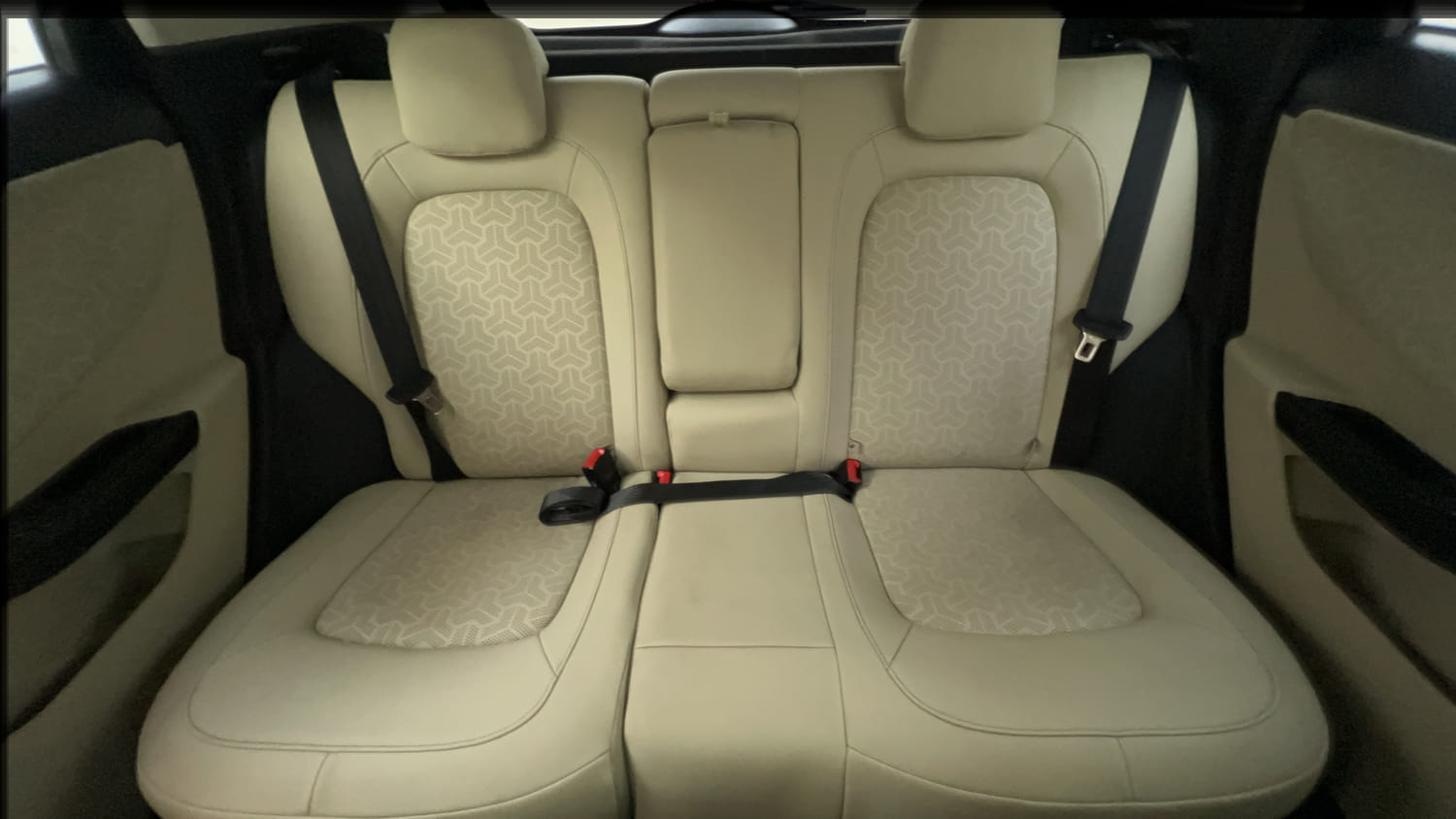 Used 2023 Tata Nexon EV XZ Plus LUX Electric Automatic interior REAR SEAT CONDITION VIEW