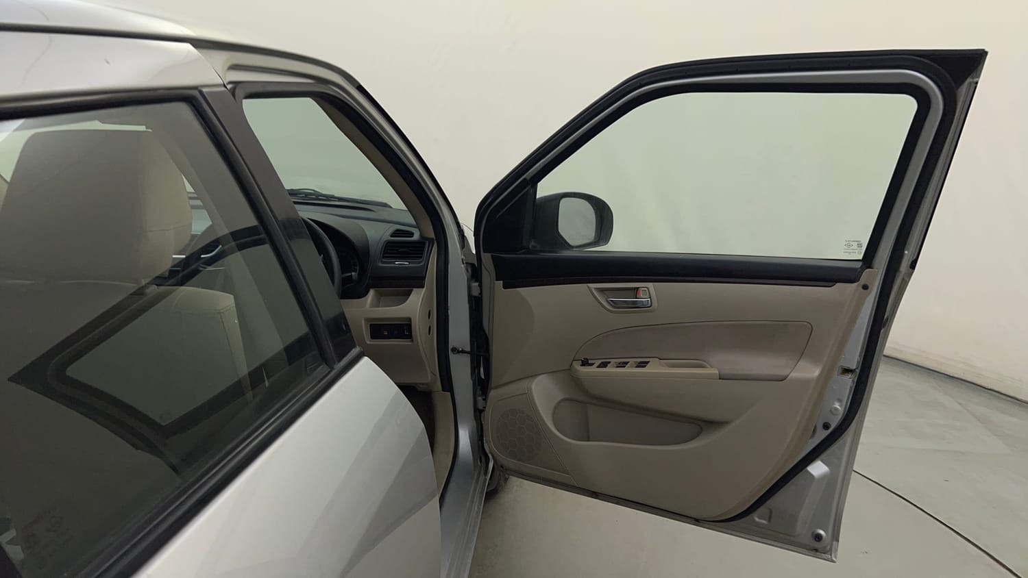 Used 2012 Maruti Suzuki Swift Dzire VXI Petrol Manual interior RIGHT FRONT DOOR OPEN VIEW