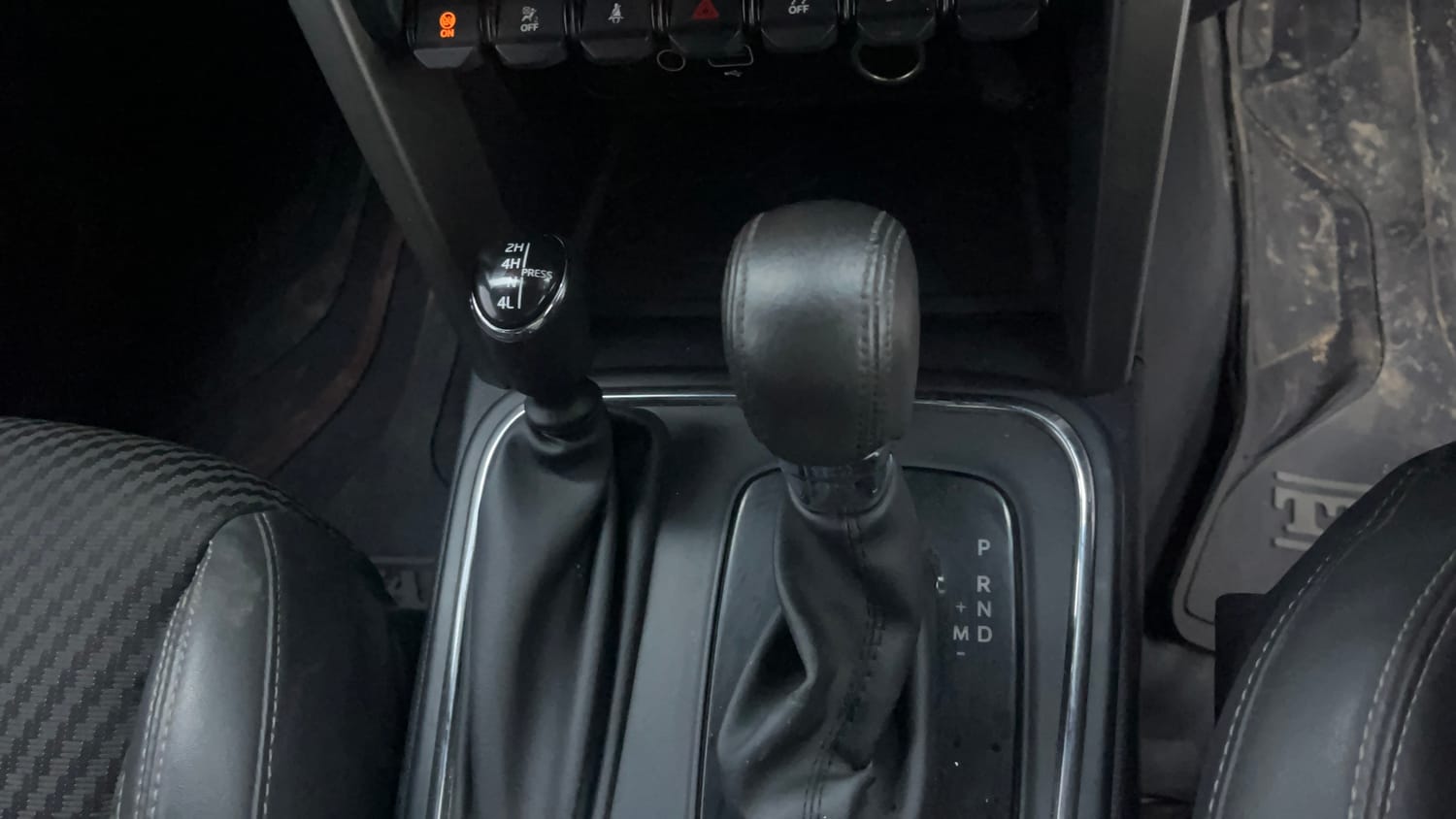 Used 2024 Mahindra Thar LX Hard Top Diesel AT 4WD Diesel Automatic interior GEAR  KNOB VIEW