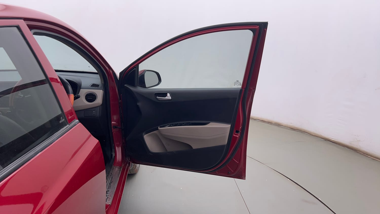 Used 2017 Hyundai Grand i10 Sportz 1.2 Kappa VTVT Petrol Manual interior RIGHT FRONT DOOR OPEN VIEW