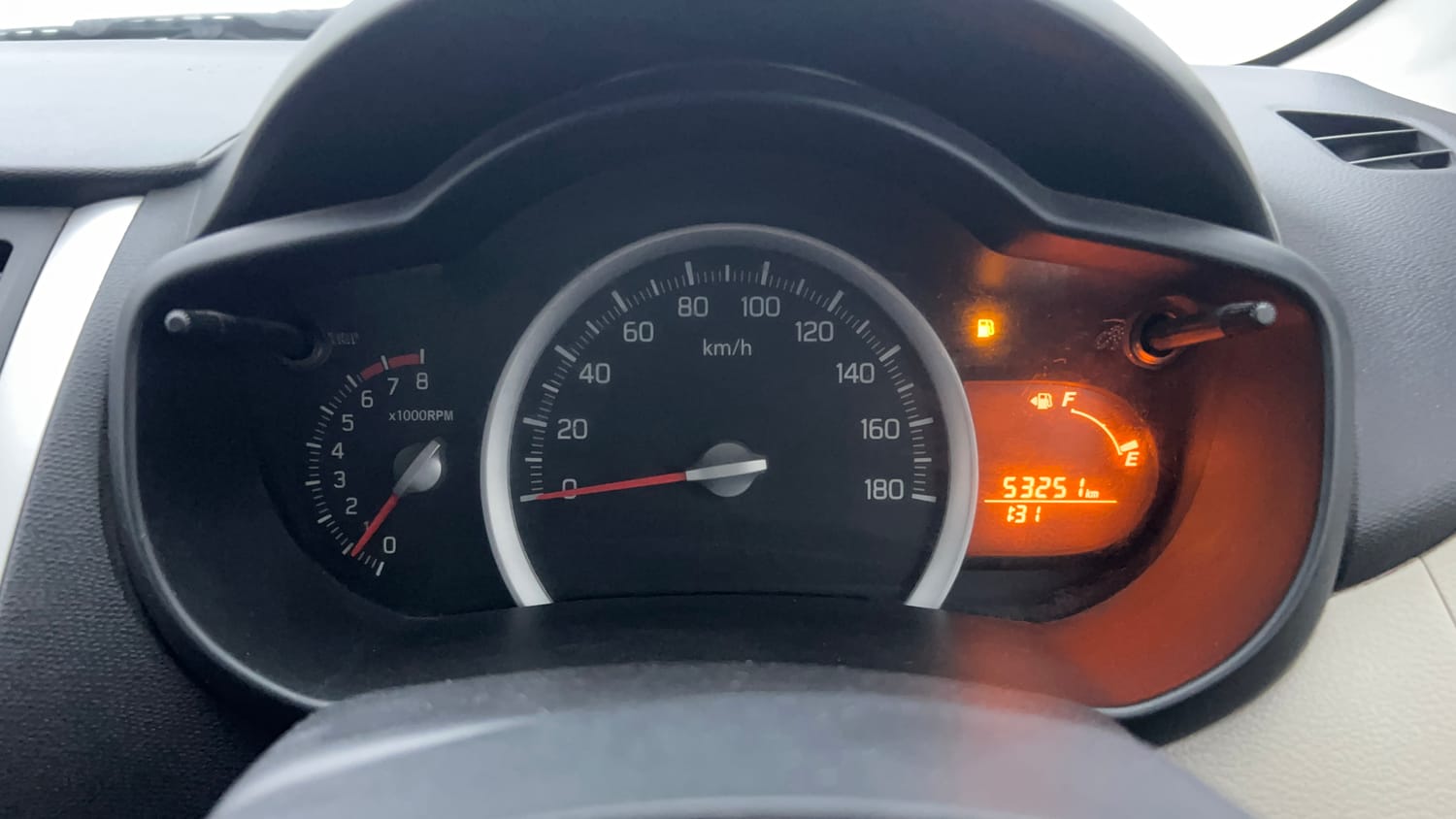Used 2015 Maruti Suzuki Celerio ZXi Petrol Manual interior CLUSTERMETER VIEW