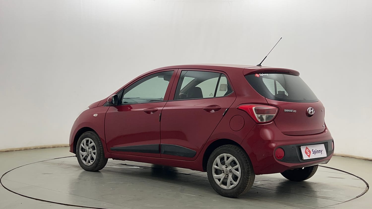 Used 2017 Hyundai Grand i10 Sportz 1.2 Kappa VTVT Petrol Manual exterior LEFT REAR CORNER VIEW